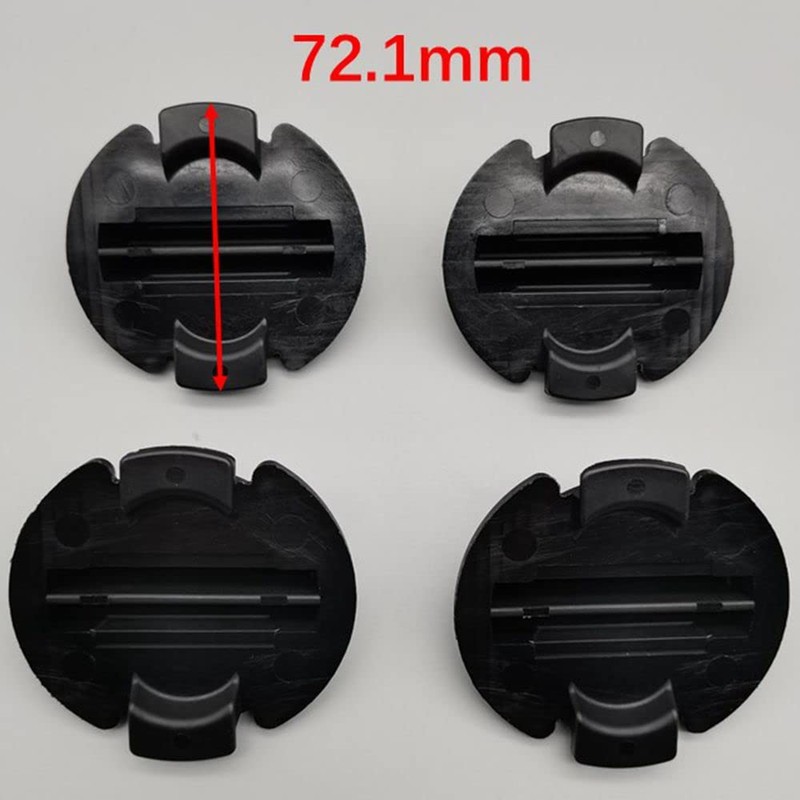 4 Black Floor Drain Plugs Compatible with Polaris Ranger General