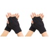 Eco Ride World globe_045 Fingerless Gloves, Half Finger, Work Gloves,