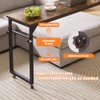 Aibiju Over Bed Desk with Wheels Adjustable Height, King Size