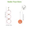 NZELSW Snake Enrichment Toys & Reptile Hammock, Snake Ball Toys