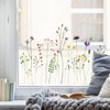 Wandtattoo Loft Window Stickers Spring with Wildflower Meadow Spring Motif