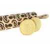 Children's Rolling Pin Thistles for Homemade Pastries Engraved Embossed Rolling