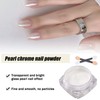 Upgrade your Nails with High Glassy Pearl Chrome Powder: 2