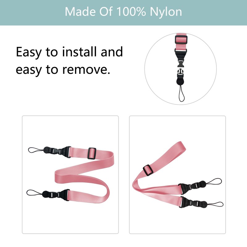 Gowjaw 1 Pack Shoulder Strap, Light Pink, 1 Pack-Light Pink