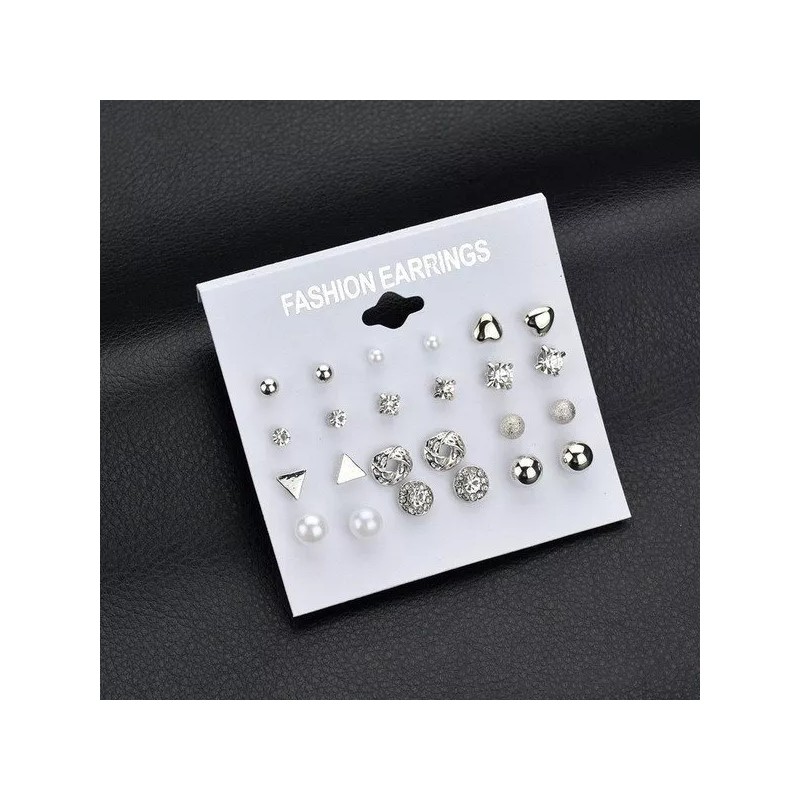 Deluxe Aretes 12 En 1 Joyería Para Mamá, Abuela, Novia,