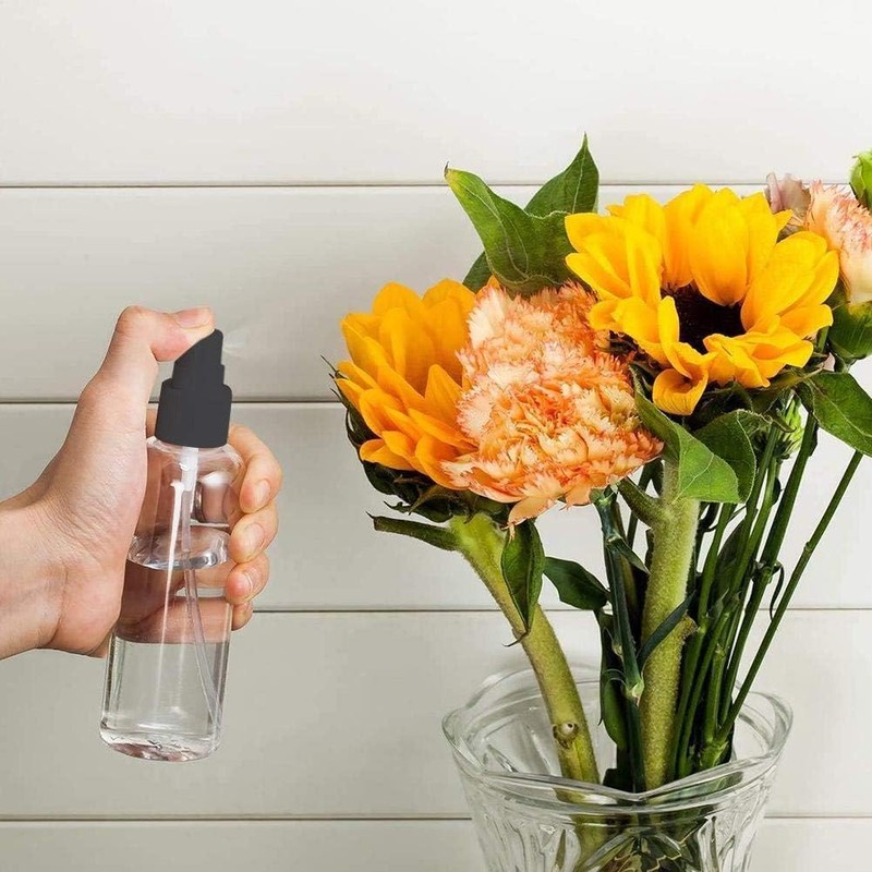 YuanHolumid Transparent Portable Empty Spray Bottles Refillable Container Bottle No-Toxic