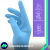 Guantes De Nitrilo Vinil Libre De Latex Sin Polvo 100