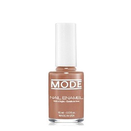 MODE Nail Enamel Mocha Cream Brown, Shade #104, Long Wear, High Gloss Nail Polish Made in the Beautiful USA