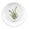 BUZZ SET OF 4 - Melamine WHITE GARDEN HERBS Side