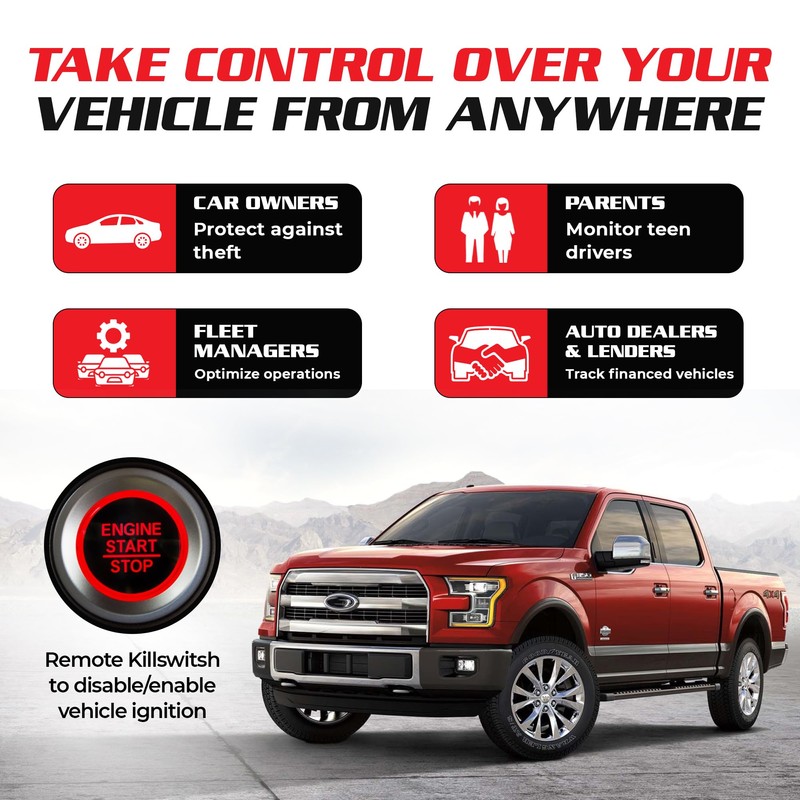 Spy Spot GV53MG GPS Vehicle Tracker with 4G Hard Wire