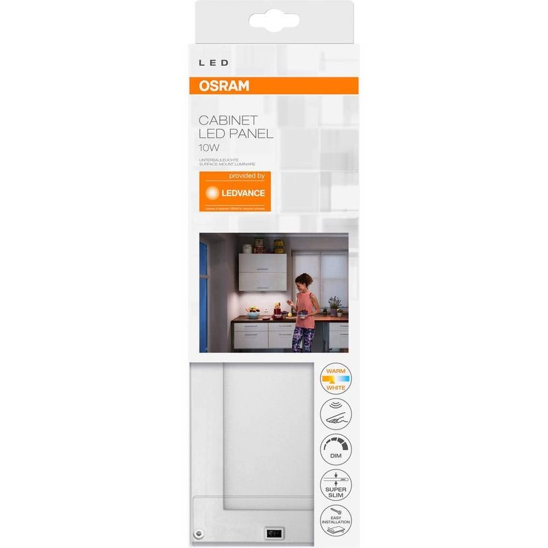 Osram LED Cabinet Panel Double Unterbau-Leuchte, für innenanwendungen, Warmweiß, integrierter