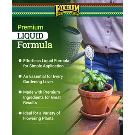 FoxFarm Hydro Liquid Trio Pack - Big Bloom, Grow Big Hydroponic, Tiger Bloom Fertilizers for Plant Growth, Bud Development & Abundant Fruit - Complete Hydroponic Plant Food Set - 3 Pint Bottles