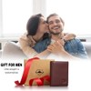 Stealth Mode Cartera RFID de Cuero Para Hombre, Triple Pliegue,