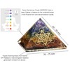 Amazing Gemstone Large Orgone Pyramid | Natural Chakra Pyramid Crystal