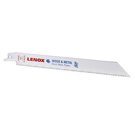 LENOX B956R B956R Bimetal Saver Saw Blade, 8.9 inches (225 mm) x 6 Threads, Pack of 25