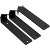 ISOKER Corner Shelf Bracket, 11 inch 3-Pack 1/5” Thick Carbon