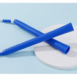 Jump Rope, 2 Pcs 3.28 Feet Blue and Purple Ropes with Plastic Handle for Rope Skipping