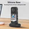 qmhaonan Lens Cap,Silicone Case, Desktop Base for Insta360 X3 Accessories