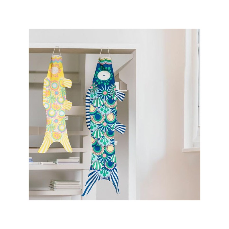 KOINOBORI Koinobori Organic Cotton Koinobori Fancy M Tropical 39.4 inches