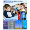 FKATEEN Kids Phone 3.5" Touchscreen, Pretend Smartphone with Dual Camera,