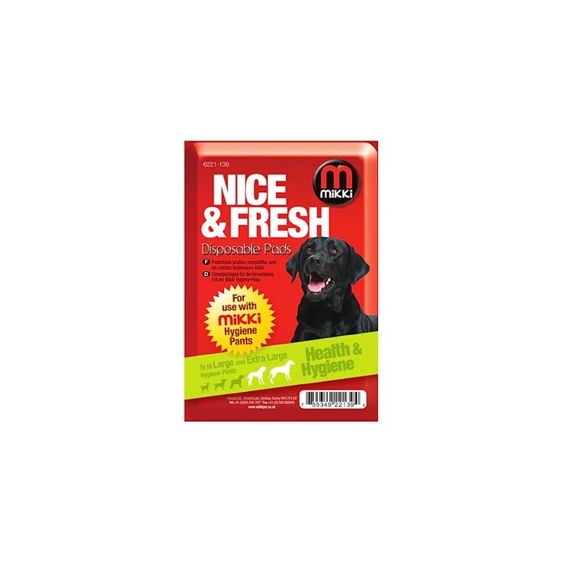 Mikki Dog Hygiene Disposable Period Pads for Female Season Use