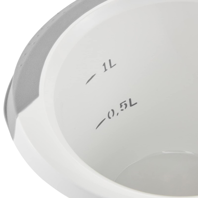 keeeper 1.5L Carlotta Nordic Grey Non-Slip Mixing Bowl