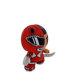 BANDAI Power Rangers Merchandise Red Ranger Plush Toy | 19cm Freestanding Red Ranger Cuddly Plushie | DZNR Collectable Soft Toys For Fans Of Cute Things Make Great Power Rangers Gifts