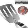 Stainless Steel Flexible Spatula Slotted Turner, XiaoZu Thin Metal Spatula