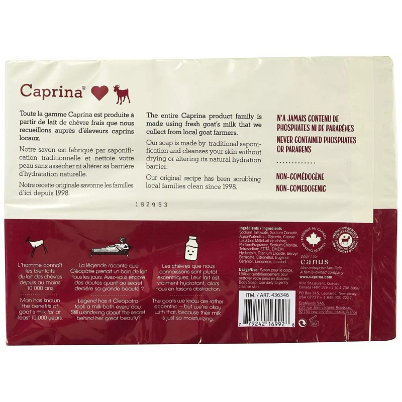 caprina New 16 Bar Caprina by Canus Fresh Goat's Milk