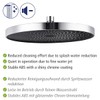 WENKO Softwater Shower Head, Rain Shower Head, Universal Shower Low