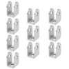 GBGS 10 Pcs U Bracket for 3/4" Panels,Bracket Stamped 304