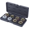 KS Tools 150.4900 Drive shaft thread repair set, 8 pcs