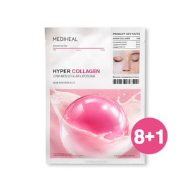 Mediheal Hyper Collagen Gel Mask 8 sheets + 1 sheet free / 메디힐 하이퍼 콜라겐 겔 마스크 8매+1매 증정