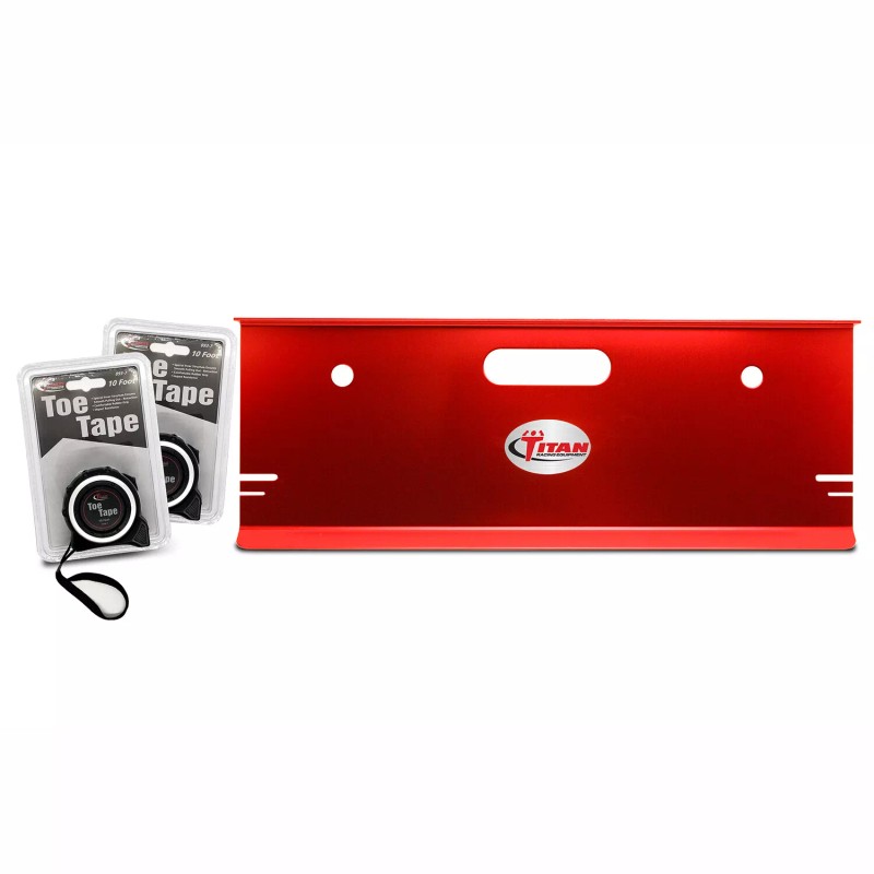 Titan 7100 - Aluminum Toe Plates w/ Toe Tapes