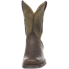 ARIAT girls Rambler Western Boot, Earth/Brown Bomber, 4 Big Kid US