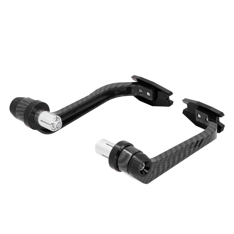 Motorcycle Handlebar Guard Carbon Fiber Style Aluminium Alloy Universal 22mm/0.87inBlack