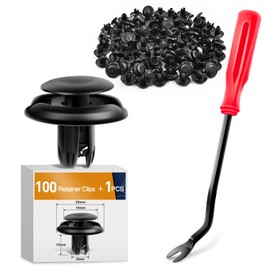 GOOACC 101Pcs Fender Splash Shield Push-Type Compatible with Toyota Lexus 90467-08217 4Runner FJ Cruiser Tacoma GX470 Honda Acura 91512-SX0-003 Accord Civic Cr-z Fit Insight with Fastener Remover