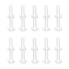 ChasCoCo M3 x 25mm Screw Nut Clear Acrylic Screw and