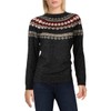 Weatherproof clásico Suéter cálido con cuello redondo para mujer, Azul