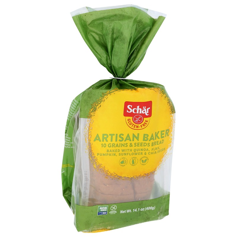 Schar Gluten Free Artisan Baker 10 Grain & Seeds Bread,