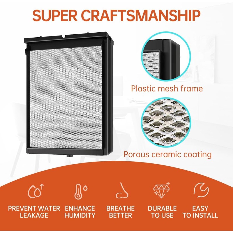 X2661 Humidifier Filter Kit Compatible with HCWB3-17 HCWB3-17A HCWP3-18 HCWP3-18A