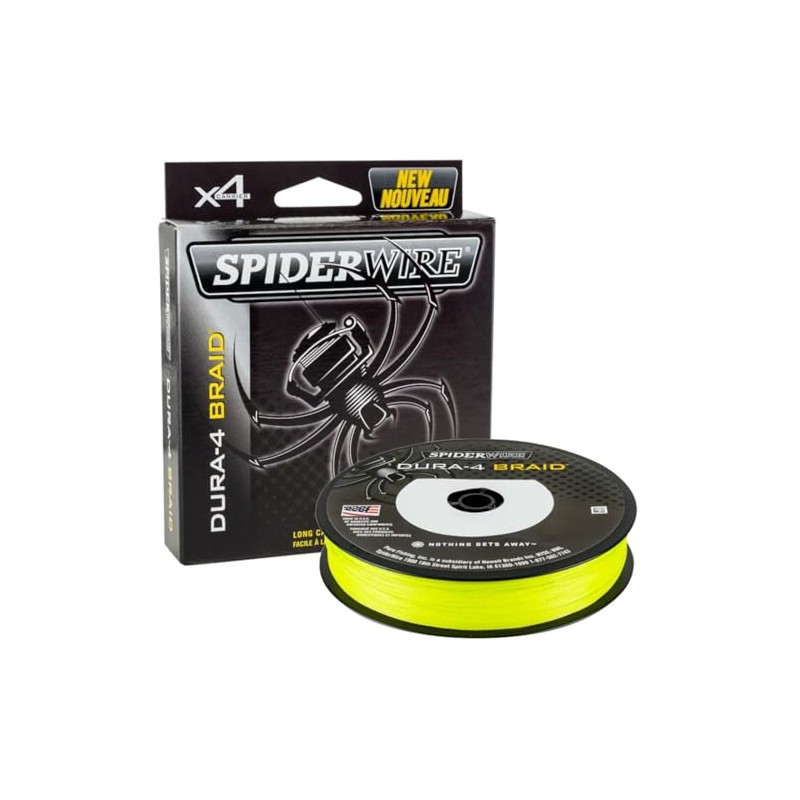 Spiderwire Dura-4 Braided Line 150m Yellow*99lb/45kg*0.40mm