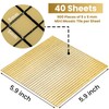 SOUJOY 36000 Pieces Mirror Mosaic Tiles, Gold Self Adhesive Mirror