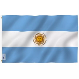Anley Fly Breeze 3x5 Foot Argentina Flag - Argentinian National Flags Polyester