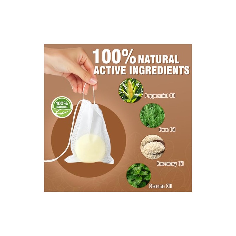 Natural Peppermint Oil Rodent Repellent Balls - 8 Pack