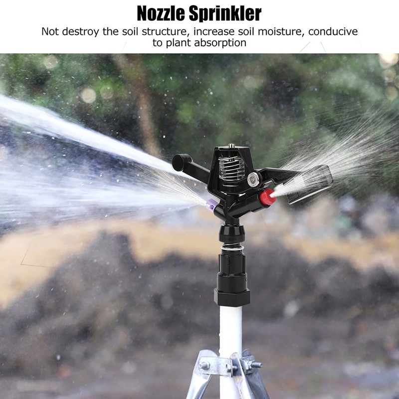 5Pcs 3/4in DN20 Female Thread Rotating Sprinkler Rocker Nozzle for