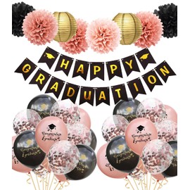 Regendeko 2024 Graduation Party Decoration Graduation Garland Balloons Graduation Banners