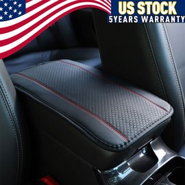 Gearzaar Car Armrest Cushion Cover Center Console Box Mat Protector Trims Accessories~