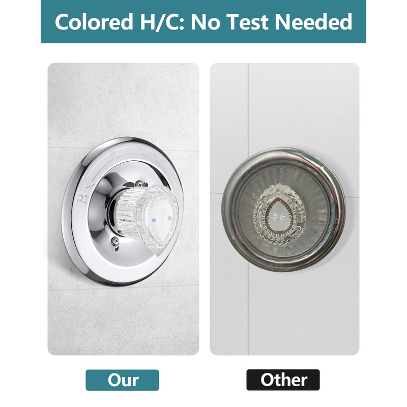 Replacement for Moen Fit Posi-Temp (100710) One-Handle Tub& Shower Knob