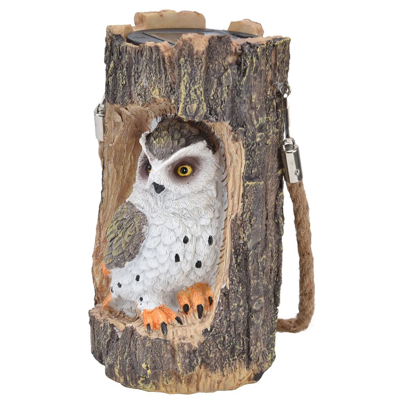 Owl Solar Light IP67 Waterproof High Simulation Eco Friendly Energy